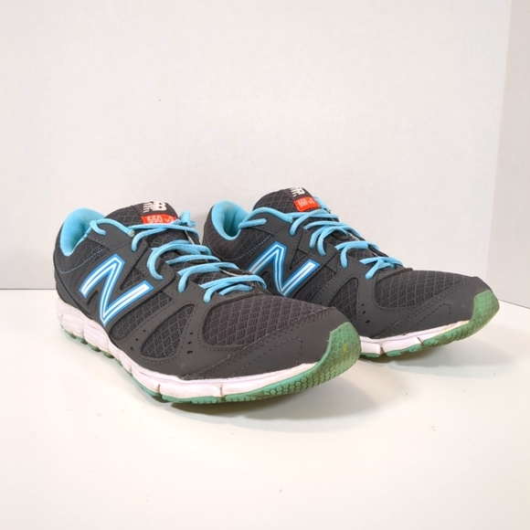 New Balance women's 500 v3 running shoes , gray and blue, size 9 - Picture 1 of 10